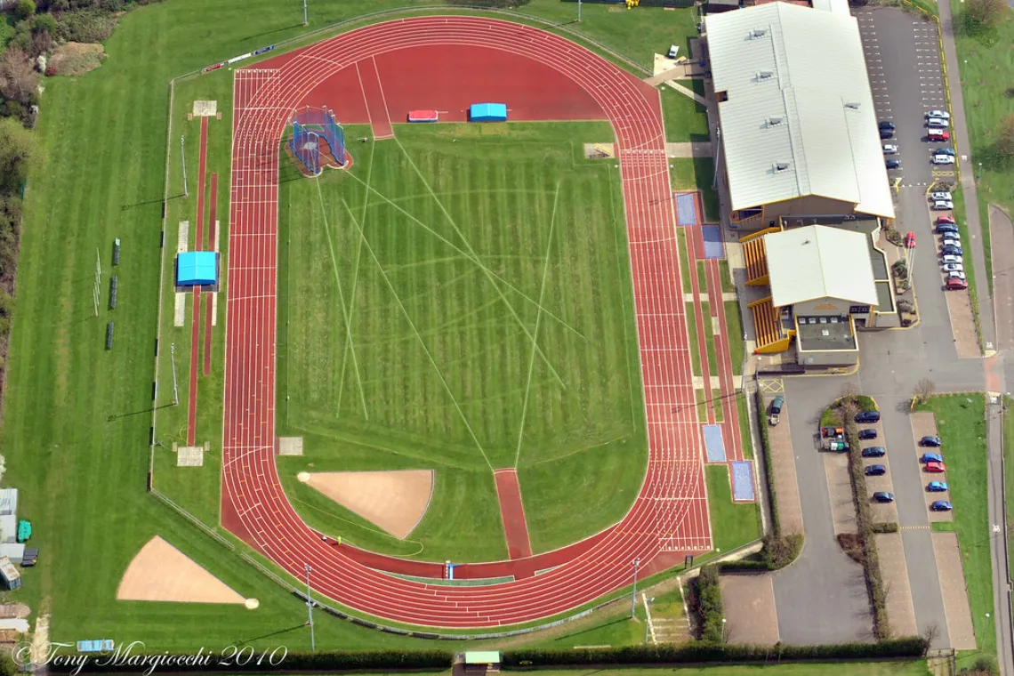 Bedford athletics track