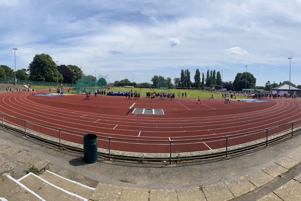 Yeovil Athletics Track Bill Whistlecroft Athletics Arena