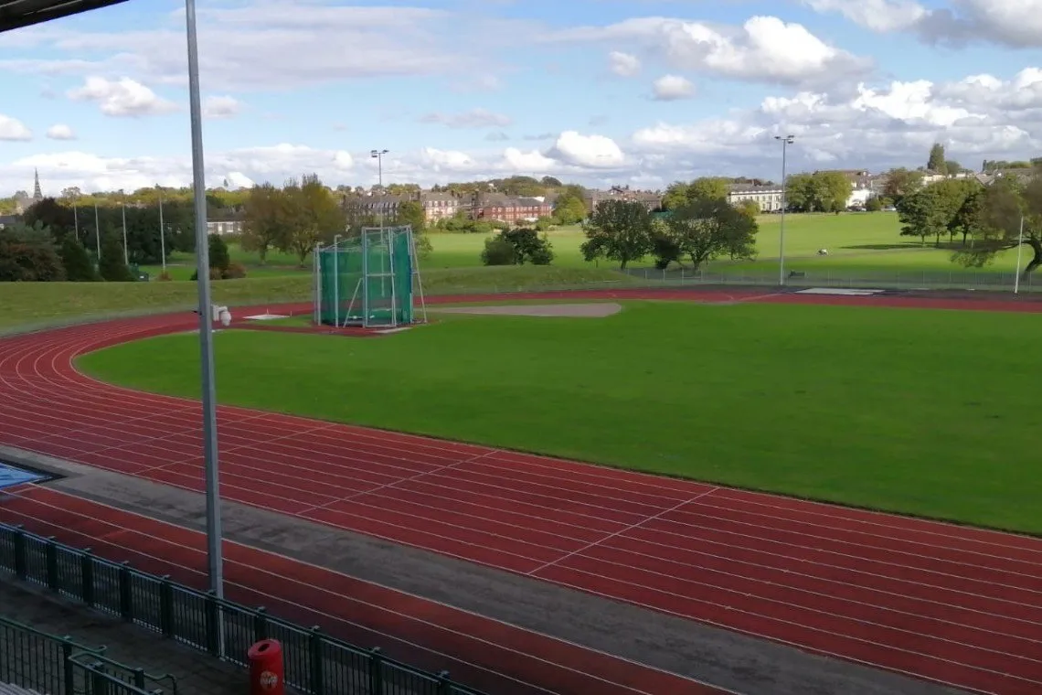 liverpool athletics track wind checker